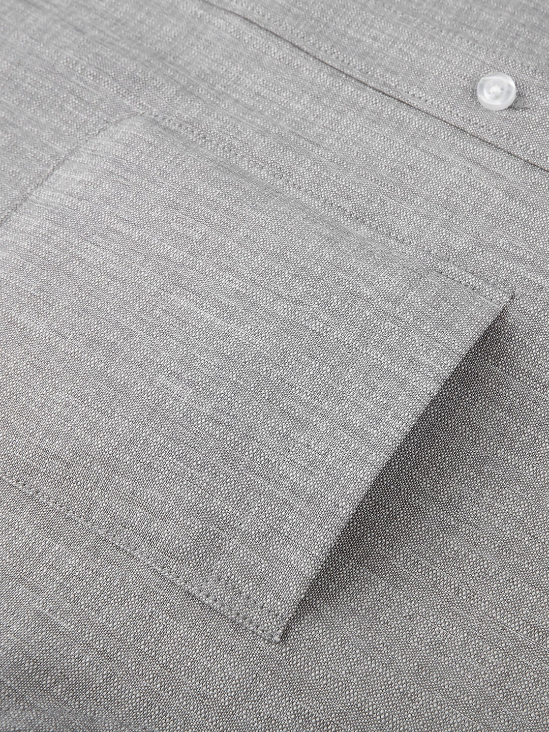 High Collar Textured Long Sleeve Shirt