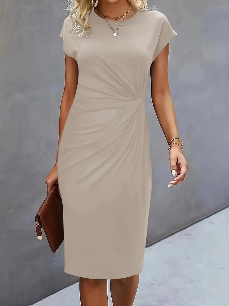 Adelina | Chic Dress with Round Neck