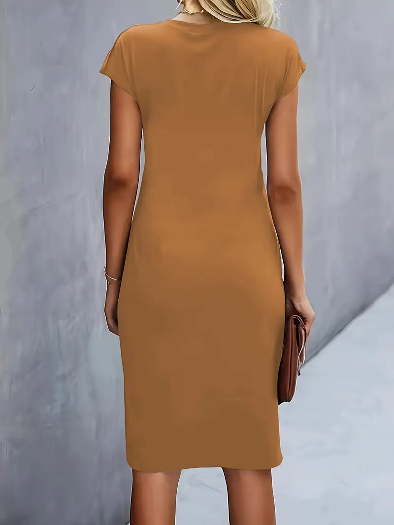 Adelina | Chic Dress with Round Neck