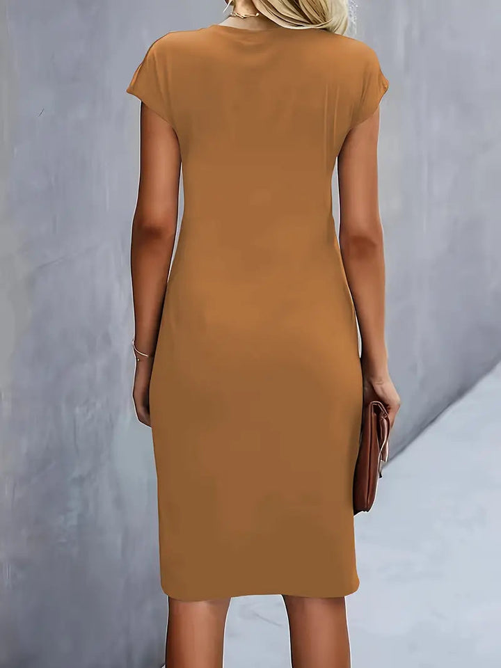 Adelina | Chic Dress with Round Neck