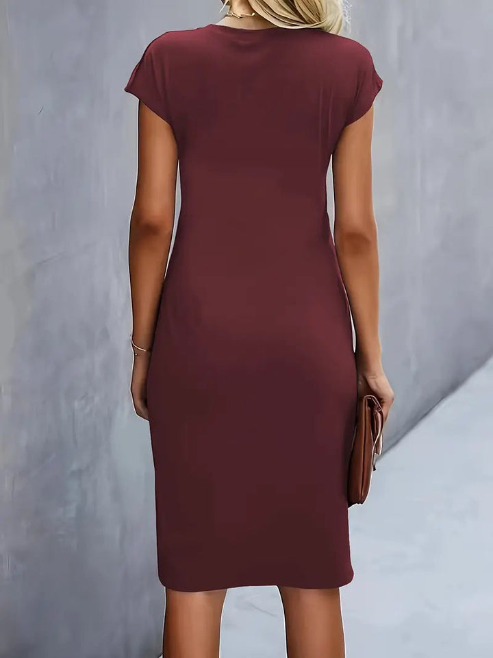 Adelina | Chic Dress with Round Neck