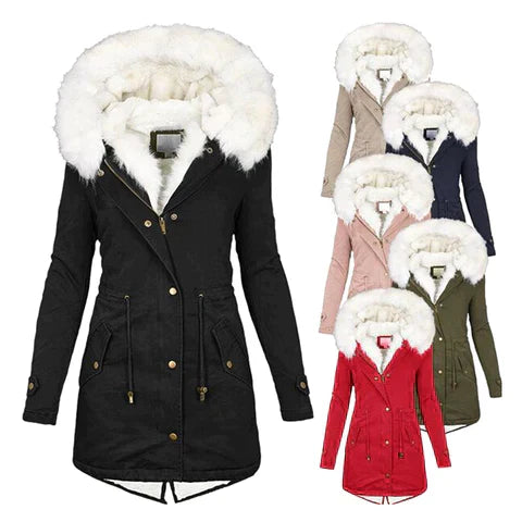 Fur-Lined Winter Jacket by Julie