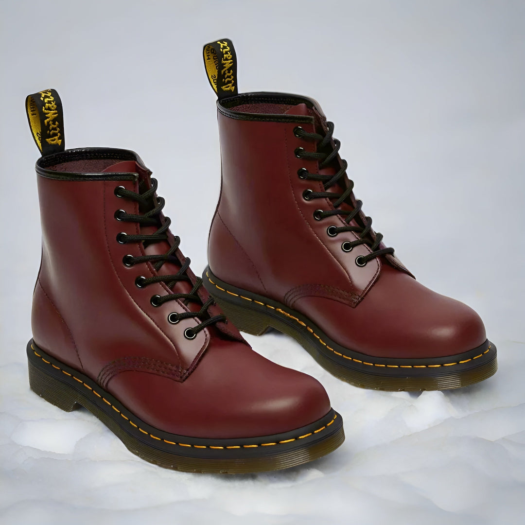 Véronique™ | Chic Ankle Boots with Lace-Up Design