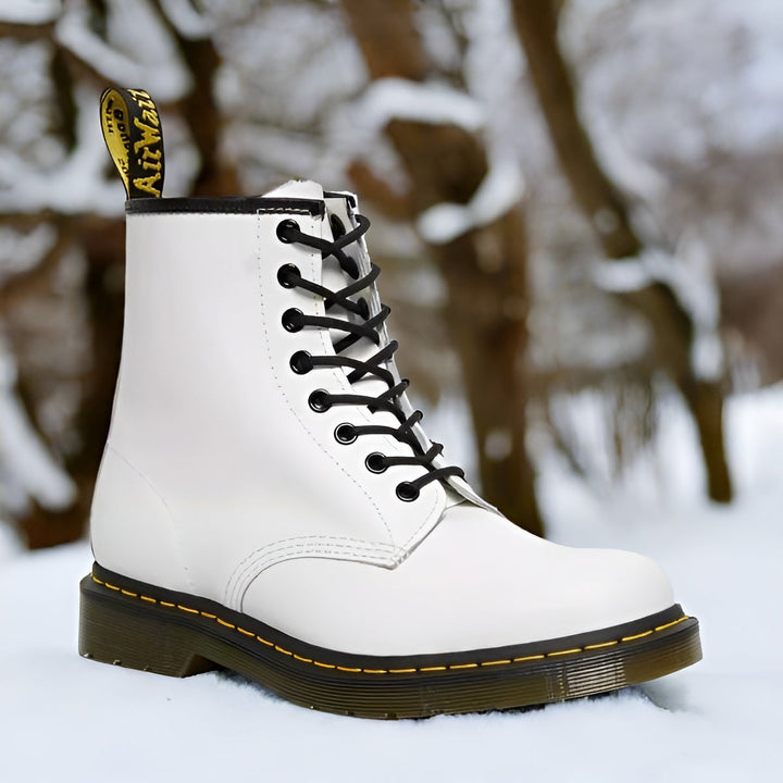 Véronique™ | Chic Ankle Boots with Lace-Up Design