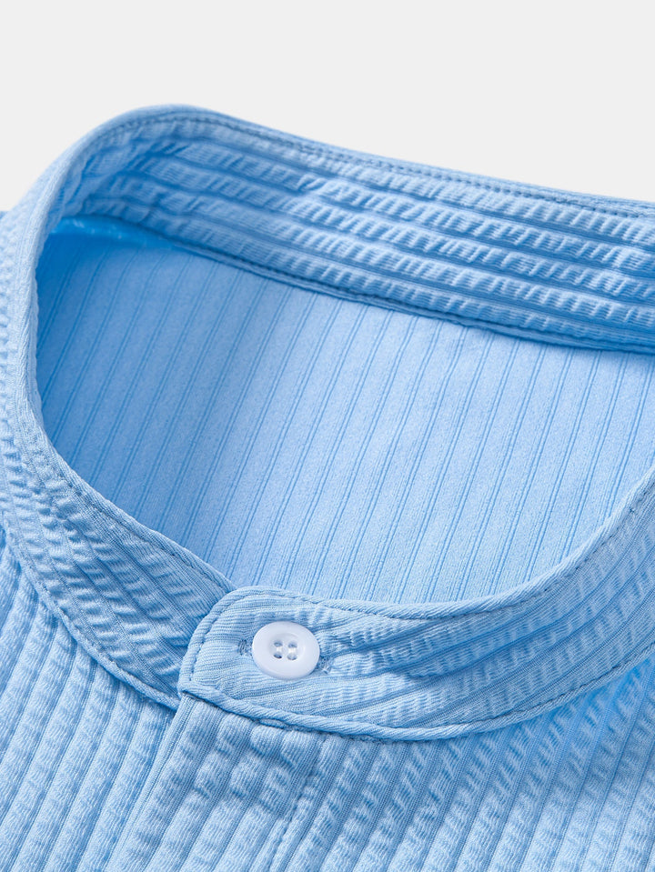 Muscle Fit Long Sleeve Ribbed Turtleneck Shirt