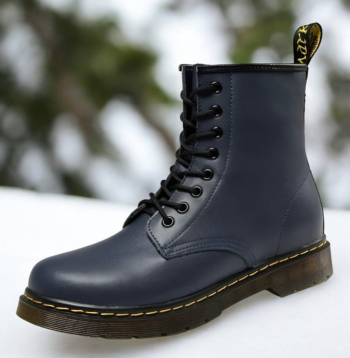 Véronique™ | Chic Ankle Boots with Lace-Up Design