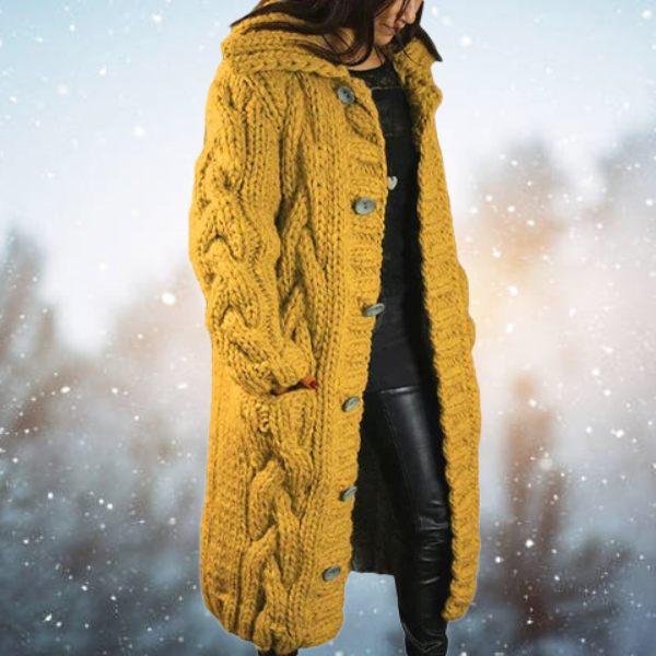Elegant Women's Woven Cardigan by Bella