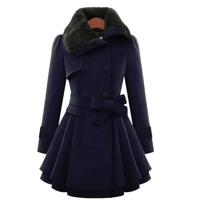 Chic Vegan Fur Trench by Victoria™
