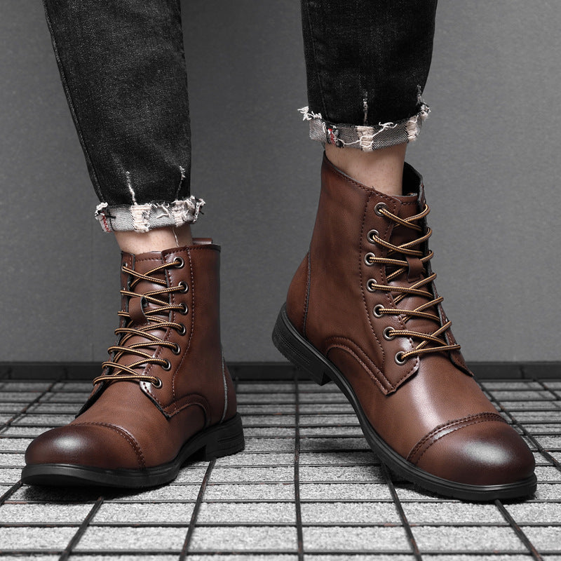Ankle Boots in Faux Leather by Morgan