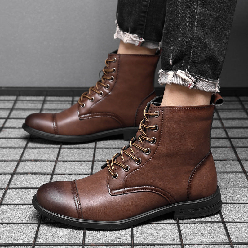Ankle Boots in Faux Leather by Morgan