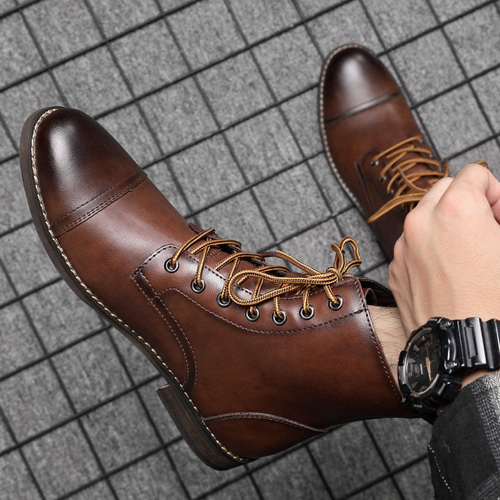 Ankle Boots in Faux Leather by Morgan