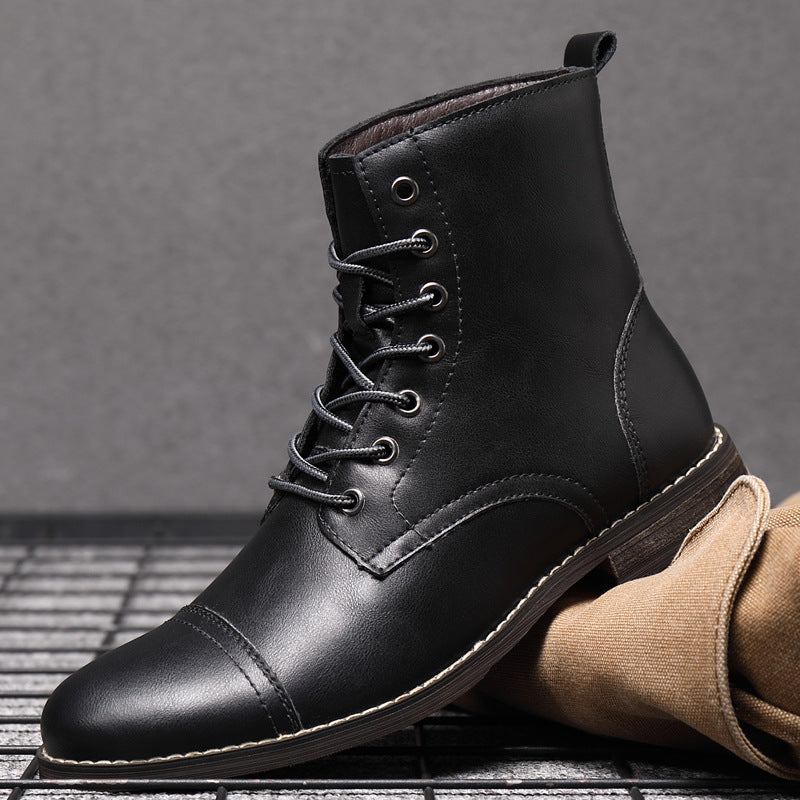 Ankle Boots in Faux Leather by Morgan