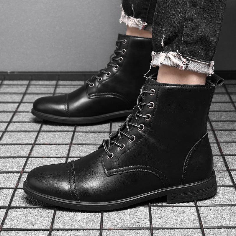 Ankle Boots in Faux Leather by Morgan