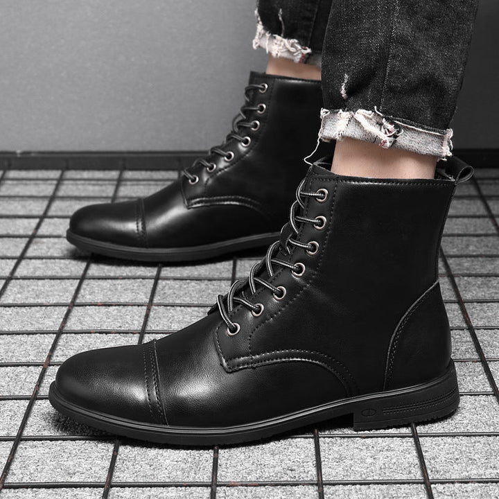 Ankle Boots in Faux Leather by Morgan