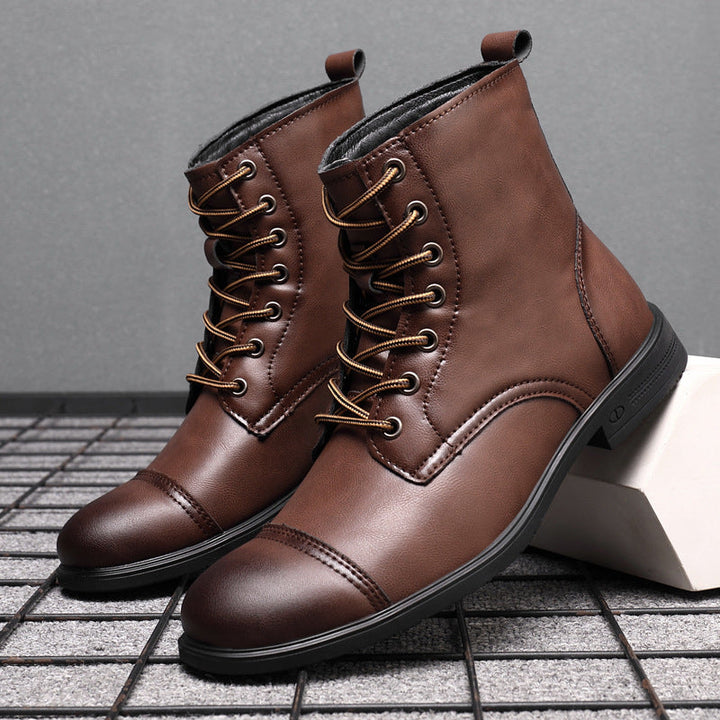 Ankle Boots in Faux Leather by Morgan