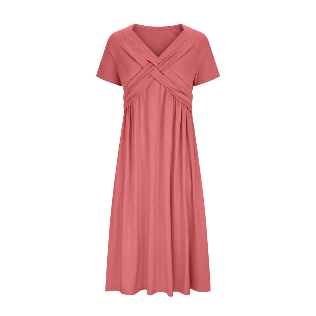 Mirella™ | Chic V-neck Dress