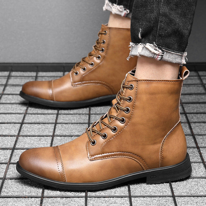 Ankle Boots in Faux Leather by Morgan
