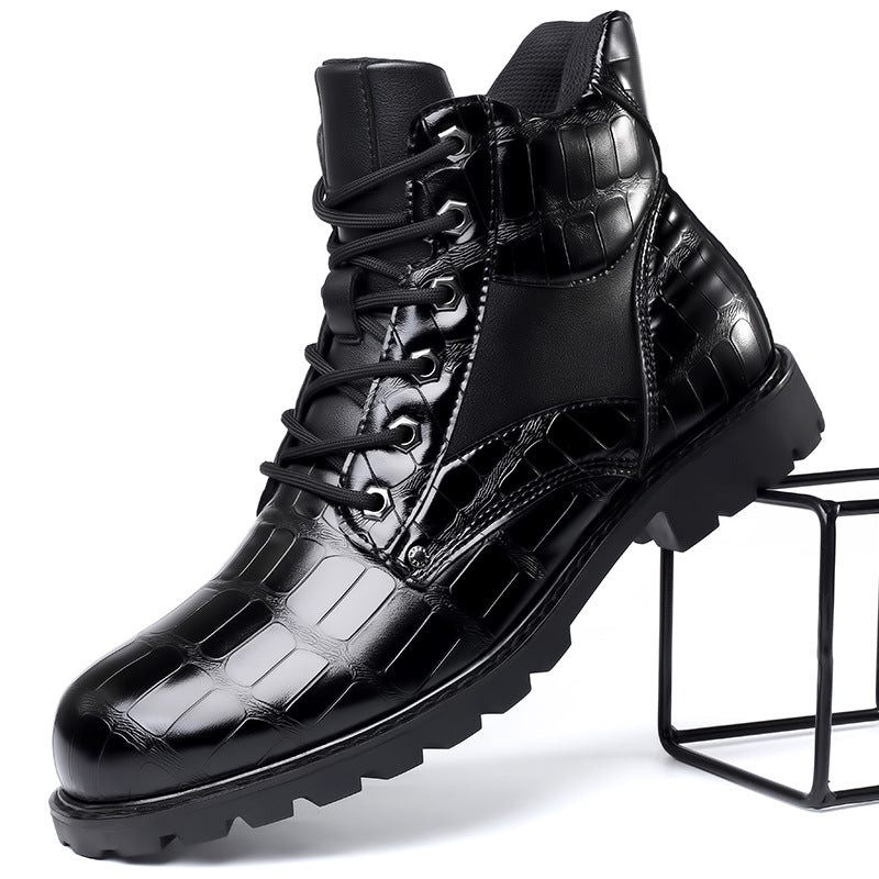 Crocodile Leather Boots by Rendell™