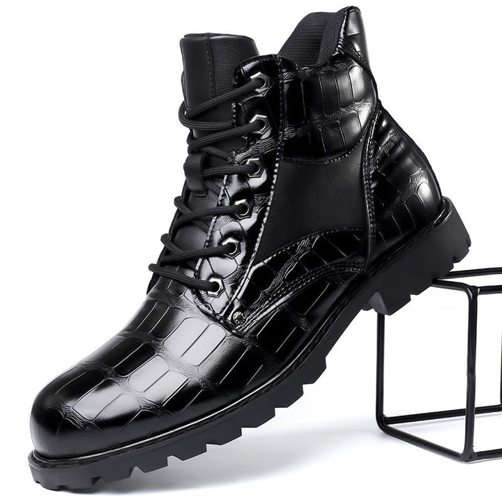 Crocodile Leather Boots by Rendell™
