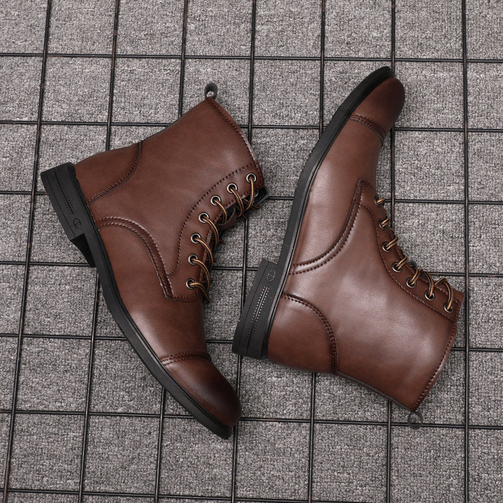 Ankle Boots in Faux Leather by Morgan