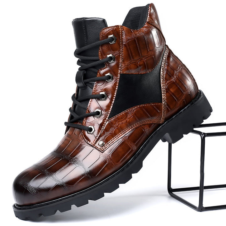 Crocodile Leather Boots by Rendell™
