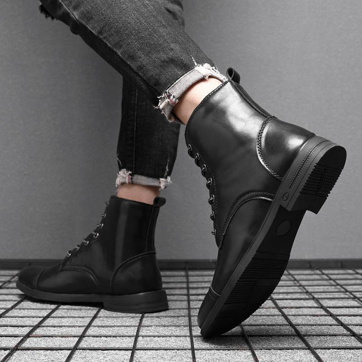 Ankle Boots in Faux Leather by Morgan