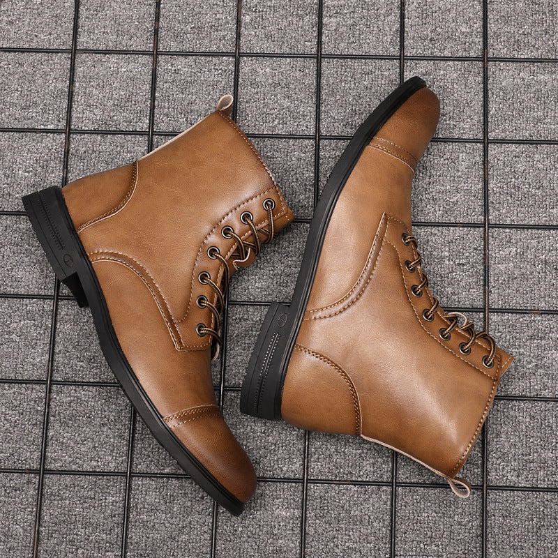 Ankle Boots in Faux Leather by Morgan