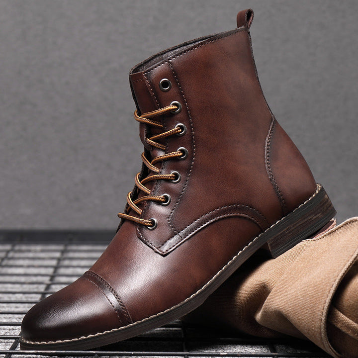 Ankle Boots in Faux Leather by Morgan