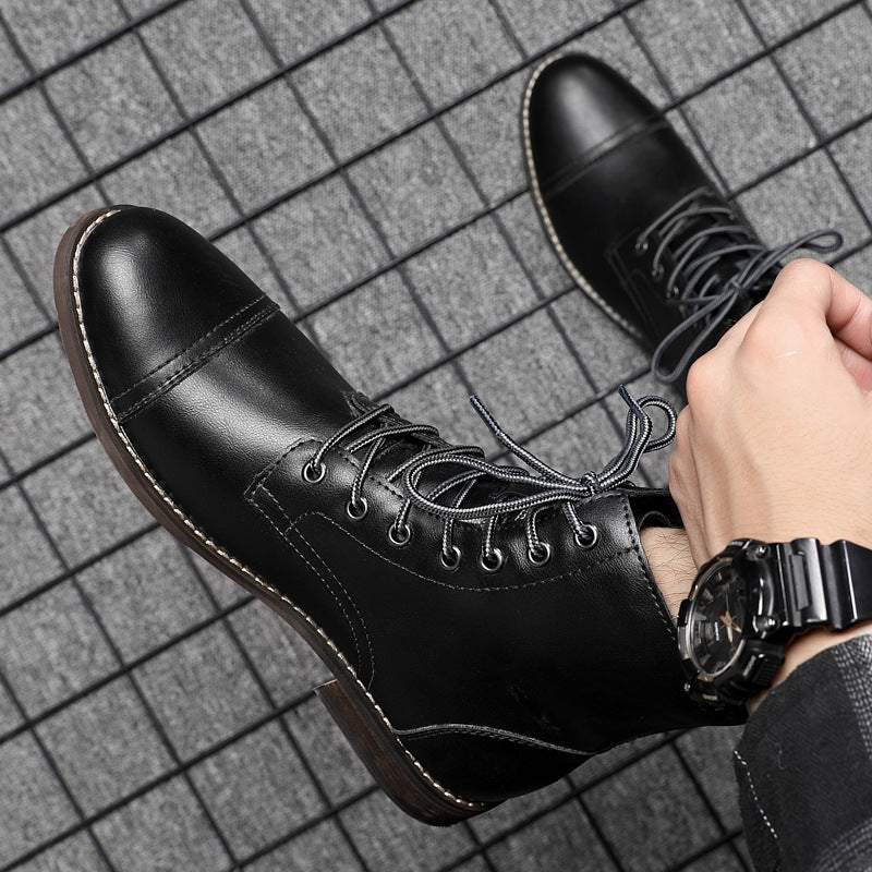Ankle Boots in Faux Leather by Morgan