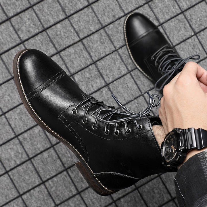Ankle Boots in Faux Leather by Morgan