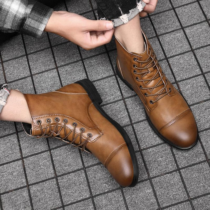 Ankle Boots in Faux Leather by Morgan