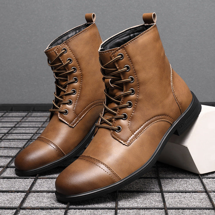 Ankle Boots in Faux Leather by Morgan