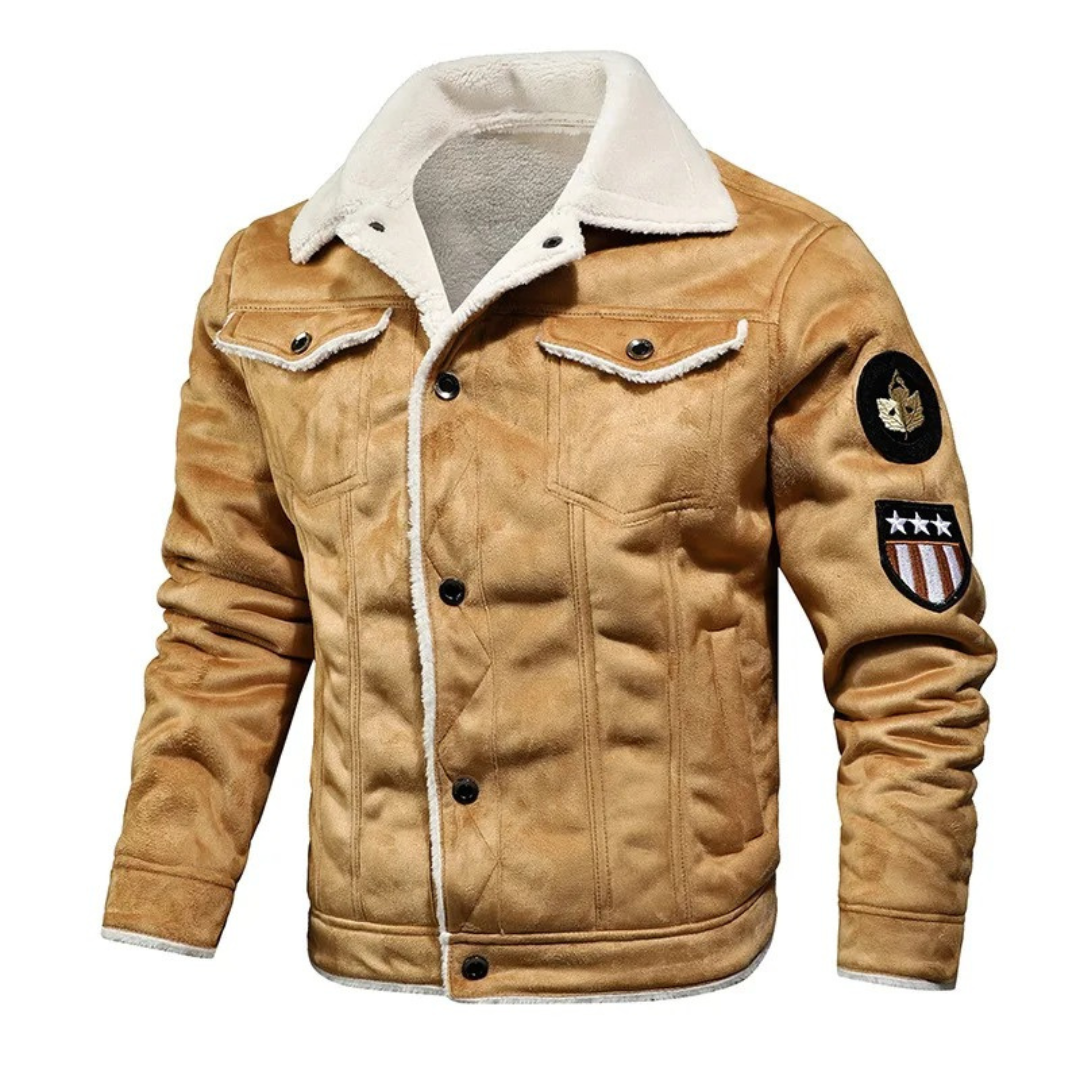 Noxar™ | Versatile Leather Jacket for Warmth