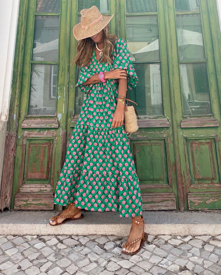 Viola™ | Summer Dress with Playful Floral Design