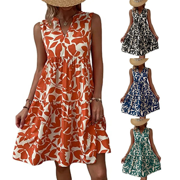 Avery™ - Chic Mini Dress with Sleeveless Design