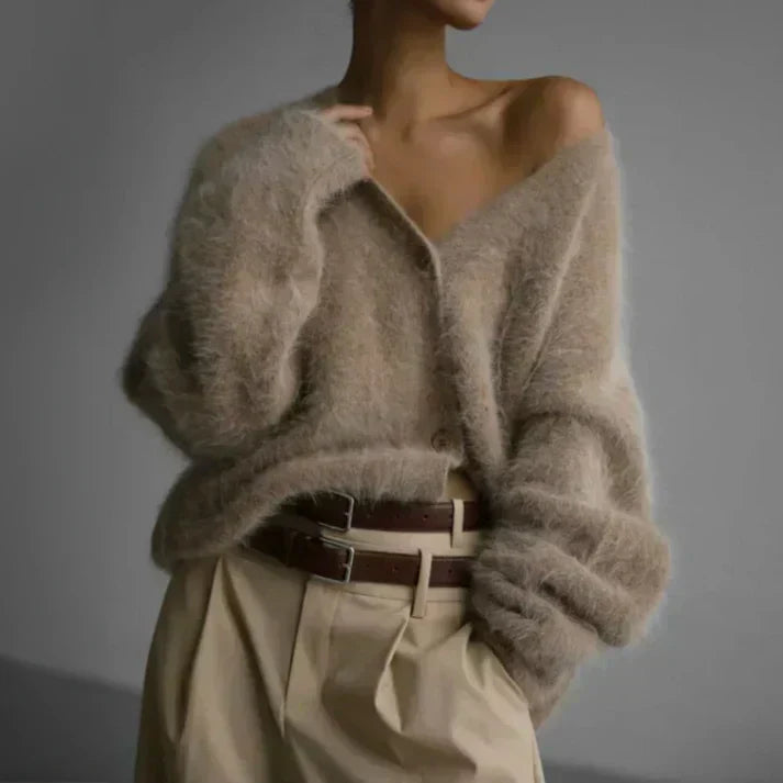 Ilona™ - Cashmere-Feel Oversized Knitted Pullover