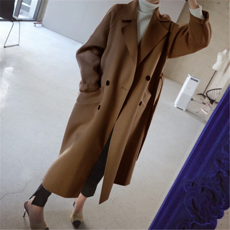 Elegant Long Coat by Olive™