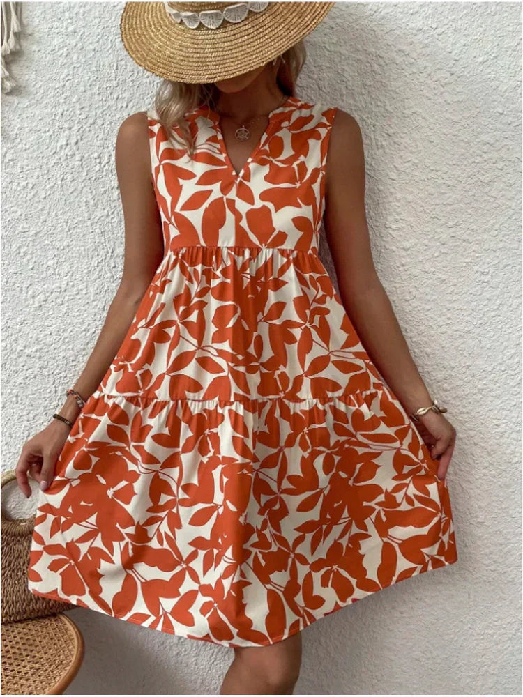 Avery™ - Chic Mini Dress with Sleeveless Design