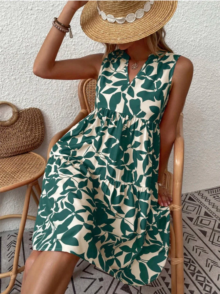 Avery™ - Chic Mini Dress with Sleeveless Design