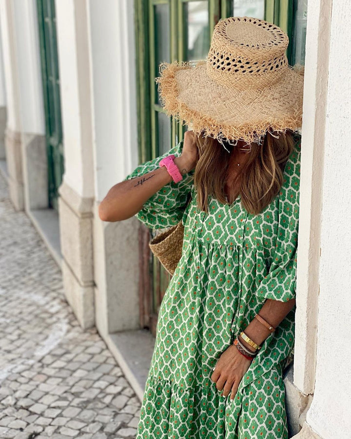 Viola™ | Summer Dress with Playful Floral Design