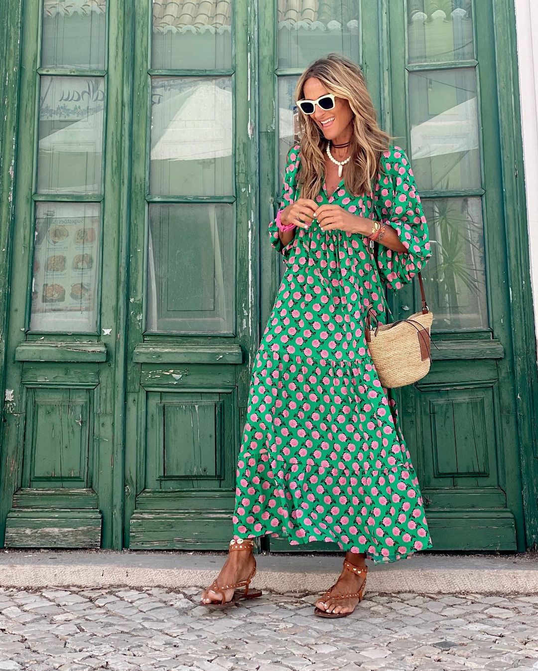 Viola™ | Summer Dress with Playful Floral Design