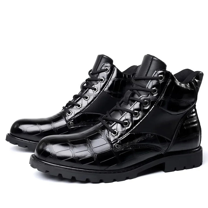 Crocodile Leather Boots by Rendell™
