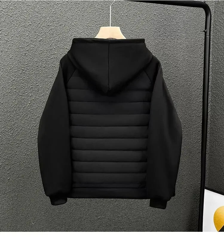 Chic Cotton Jacket with Quilted Design