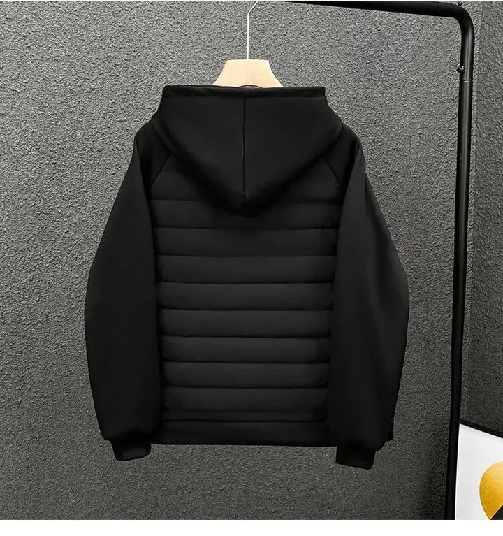 Chic Cotton Jacket with Quilted Design