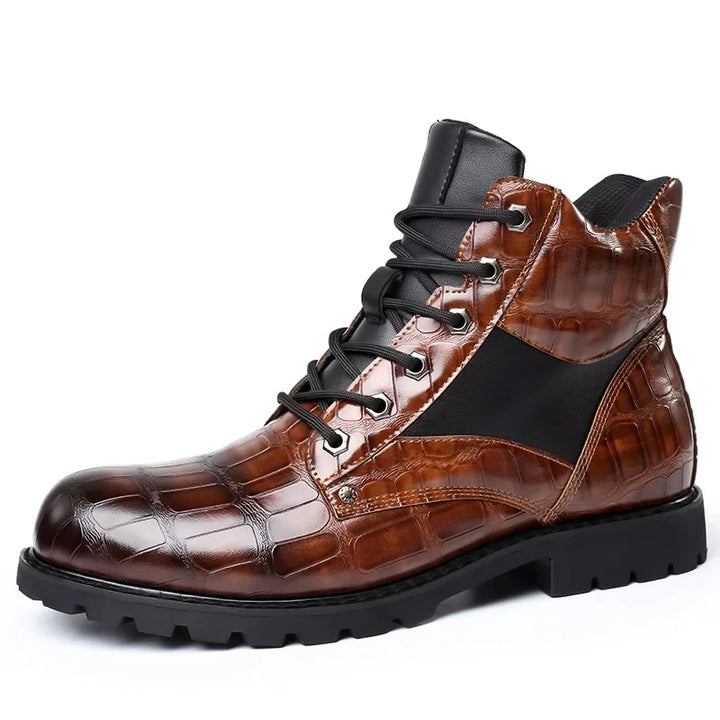 Crocodile Leather Boots by Rendell™