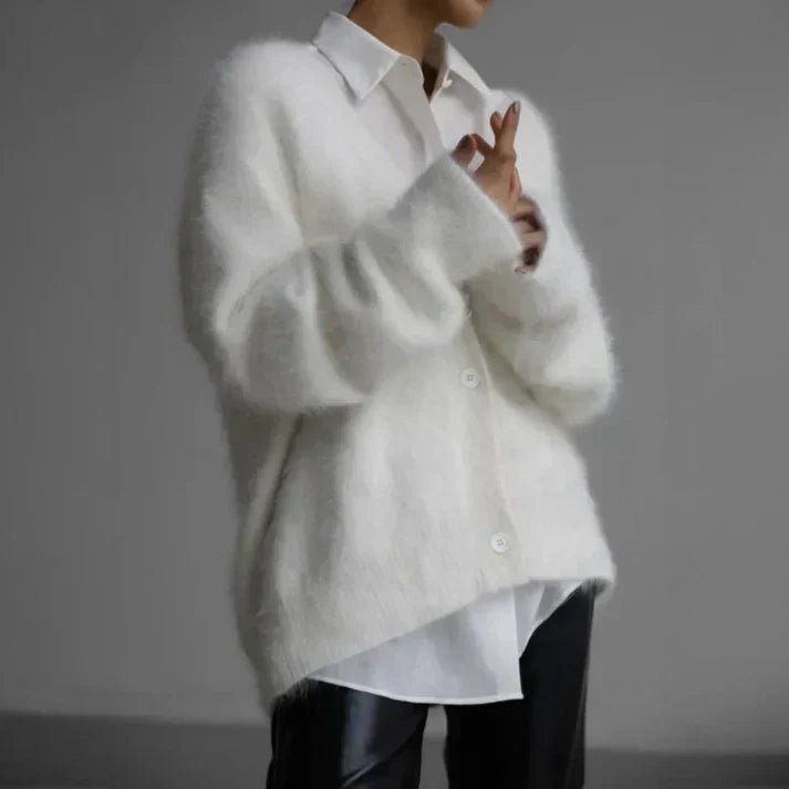 Ilona™ - Cashmere-Feel Oversized Knitted Pullover