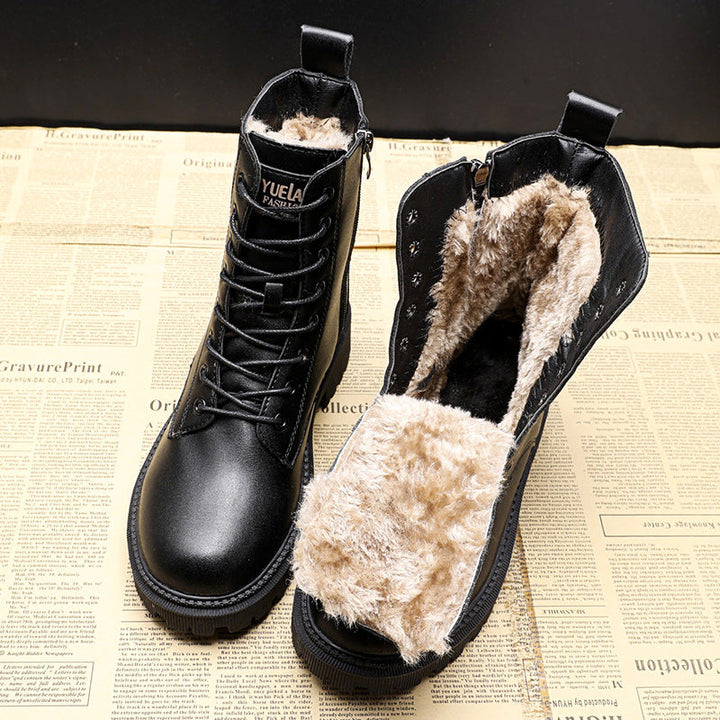 Fur-Lined Winter Boots by Elena