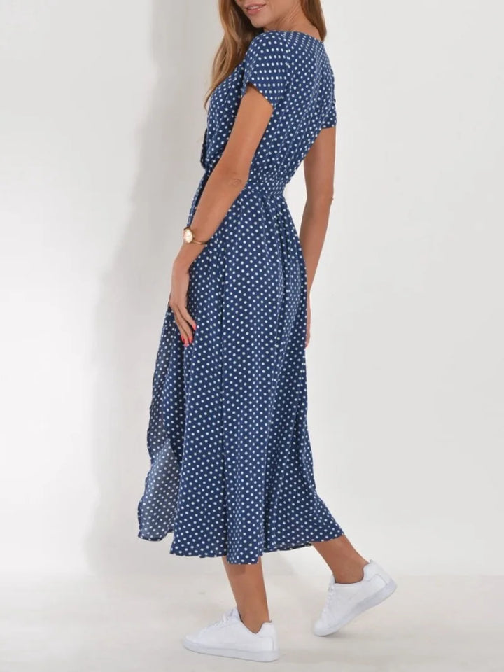 Floral Wrap Dress by Tina