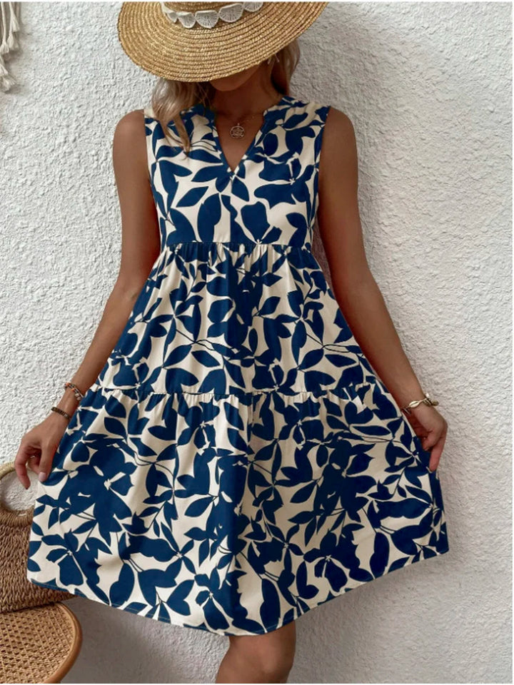 Avery™ - Chic Mini Dress with Sleeveless Design