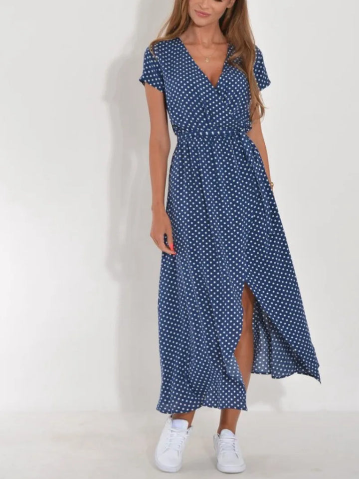 Floral Wrap Dress by Tina